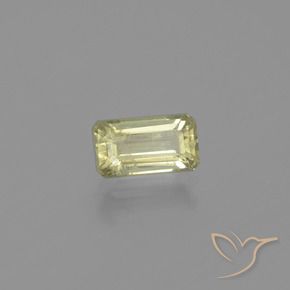 Diaspro cangiante Giallo medio naturale da 1.10 ct, Ottagonale / Taglio smeraldo, VS-SI