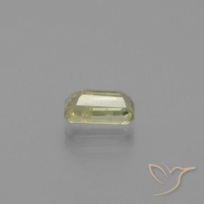 Diaspro cangiante Giallo medio naturale da 1.10 ct, Ottagonale / Taglio smeraldo, VS-SI