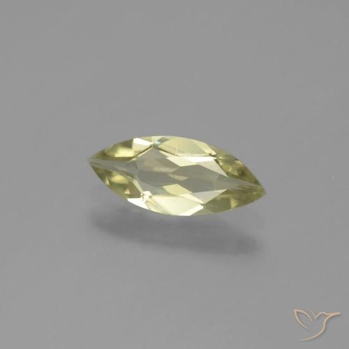 Diaspro cangiante Giallo molto chiaro naturale da 0.93 ct, Taglio marquise, VS