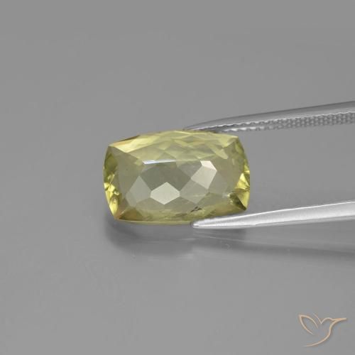Diaspro cangiante Giallo medio naturale da 4.89 ct, Cuscino, SI