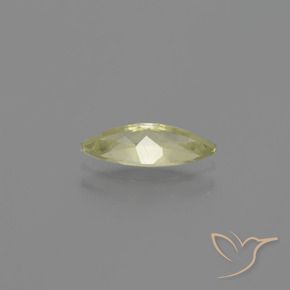 Diaspro cangiante Giallo chiaro naturale da 0.98 ct, Taglio marquise, VS