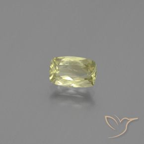 Diaspro cangiante Giallo chiaro naturale da 0.93 ct, Cuscino, VVS-VS