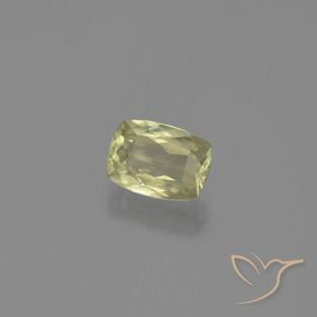 Diaspro cangiante Giallo molto chiaro naturale da 1.18 ct, Cuscino, VS
