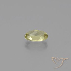 Diasporo cangiante naturale giallo da 1,14 ct, taglio ovale, VVS-VS