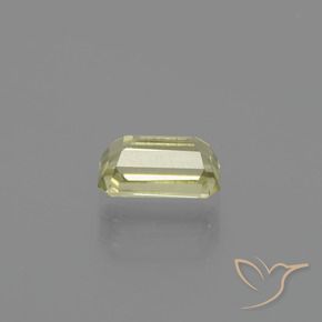 Diaspro cangiante Giallo molto chiaro naturale da 0.93 ct, Ottagonale / Taglio smeraldo, VVS-VS