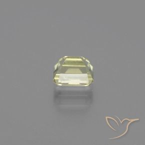 Diaspro cangiante Giallo molto pallido naturale da 0.92 ct, Ottagonale / Taglio smeraldo, VVS-VS