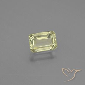 Diaspro cangiante Giallo dorato chiaro naturale da 0.96 ct, Ottagonale / Taglio smeraldo, VVS-VS