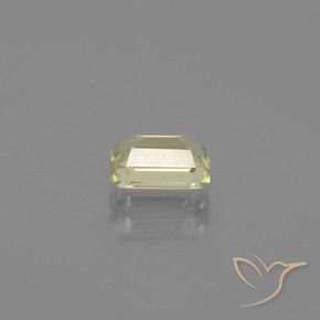 Diaspro cangiante Giallo dorato chiaro naturale da 0.96 ct, Ottagonale / Taglio smeraldo, VVS-VS