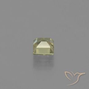 Diaspro cangiante Giallo chiaro naturale da 0.55 ct, Quadrato, VVS-VS