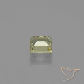 Diaspro cangiante Giallo chiaro naturale da 0.78 ct, Quadrato, VVS-VS