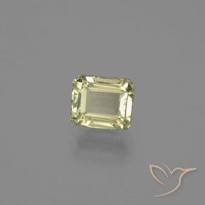 Diaspro cangiante Giallo molto chiaro naturale da 0.94 ct, Ottagonale / Taglio smeraldo, VVS-VS