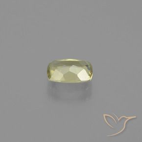 Diaspro cangiante Giallo molto pallido naturale da 0.83 ct, Cuscino, VVS