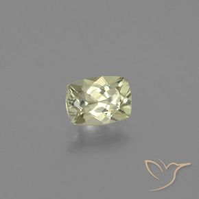 Diaspro cangiante Giallo chiaro naturale da 1.03 ct, Cuscino, VVS