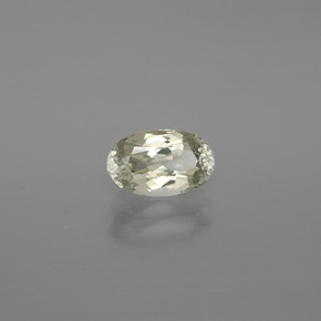 Diaspro cangiante Giallo pallido naturale da 1.10 ct, Taglio ovale, VVS-VS