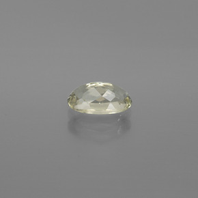 Diaspro cangiante Giallo pallido naturale da 1.10 ct, Taglio ovale, VVS-VS