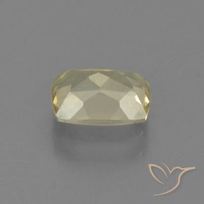 Diaspro cangiante Giallo pallido naturale da 1.12 ct, Cuscino, VVS-VS