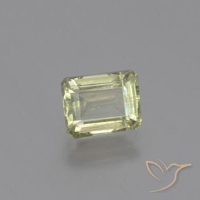 Diaspro cangiante Giallo molto chiaro naturale da 1.41 ct, Ottagonale / Taglio smeraldo, VS-SI