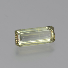 Diaspro cangiante Giallo molto chiaro naturale da 1.62 ct, Taglio smeraldo, VS-SI