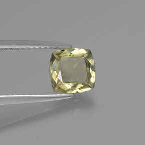 Diasporo cangiante naturale cangiante da 1,25 ct, taglio a cuscino, VVS-VS