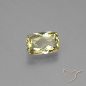 Diaspro cangiante Giallo molto chiaro naturale da 1.22 ct, Cuscino, VS