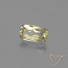 Diasporo cangiante naturale giallo da 1,27 ct, taglio a cuscino, VVS-VS