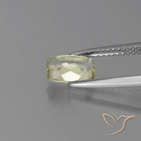 Diaspro cangiante Giallo molto chiaro naturale da 1.13 ct, Cuscino, VVS