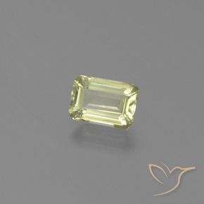 Diaspro cangiante Giallo molto chiaro naturale da 1.18 ct, Ottagonale / Taglio smeraldo, VS