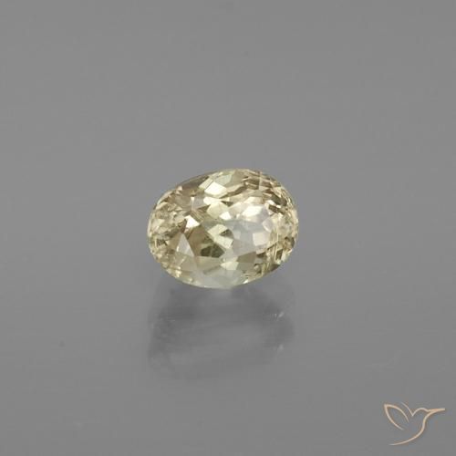 Diaspro cangiante Giallo chiaro naturale da 1.00 ct, Forma a pera, VS-SI