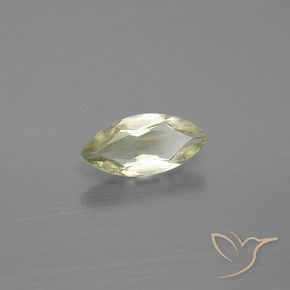 Diaspro cangiante Giallo chiaro naturale da 0.92 ct, Taglio marquise, VS-SI