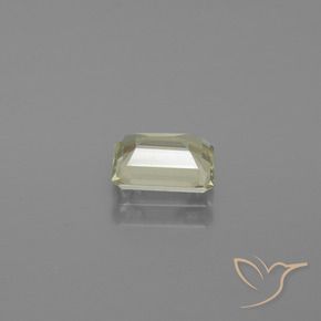 Diaspro cangiante Giallo chiaro naturale da 1.09 ct, Ottagonale / Taglio smeraldo, VS-SI