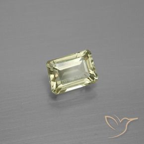 Diaspro cangiante Giallo chiaro naturale da 1.01 ct, Ottagonale / Taglio smeraldo, VS