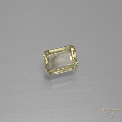 Diaspro cangiante Giallo brunastro naturale da 1.23 ct, Ottagonale / Taglio smeraldo, VS