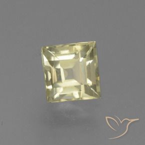 Diaspro cangiante Giallo medio naturale da 0.99 ct, Quadrato, VS