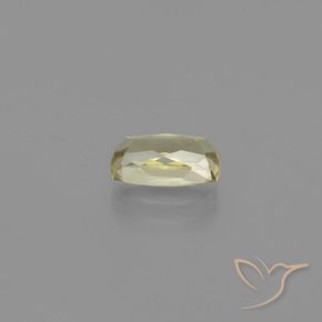 Diaspro cangiante Giallo molto pallido naturale da 1.37 ct, Cuscino, VS
