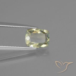Diaspro cangiante Giallo chiaro naturale da 1.14 ct, Cuscino, VS