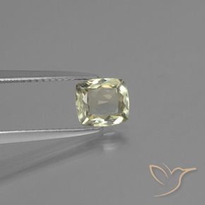 Diaspro cangiante Giallo molto chiaro naturale da 1.05 ct, Cuscino, VVS-VS