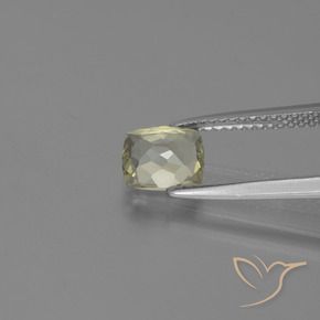 Diaspro cangiante Giallo molto chiaro naturale da 1.05 ct, Cuscino, VVS-VS