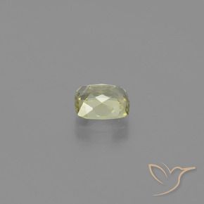 Diaspro cangiante Giallo chiaro naturale da 1.06 ct, Cuscino, VS