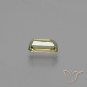 Diaspro cangiante Giallo verde naturale da 0.95 ct, Ottagonale / Taglio smeraldo, VS