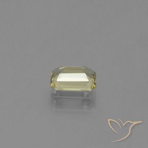 Diaspro cangiante Giallo chiaro naturale da 0.88 ct, Ottagonale / Taglio smeraldo, VS