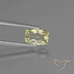 Diaspro cangiante Giallo chiaro naturale da 1.39 ct, Cuscino, VS