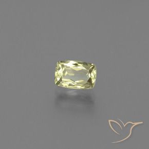 Diaspro cangiante Giallo verde naturale da 1.24 ct, Cuscino, VVS-VS