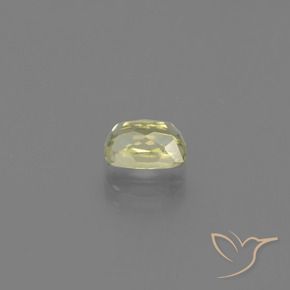Diaspro cangiante Giallo verde naturale da 1.24 ct, Cuscino, VVS-VS