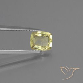 Diaspro cangiante Giallo verde naturale da 1.09 ct, Cuscino, VS