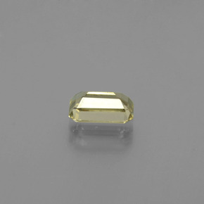 Diasporo cangiante naturale giallo da 1,10 ct, taglio smeraldo, VS