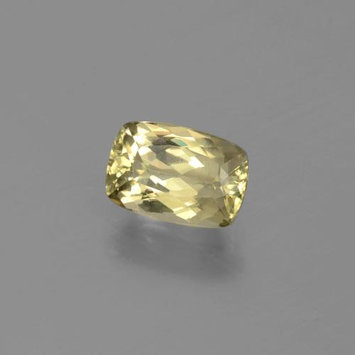 Diaspro cangiante Giallo molto chiaro naturale da 1.28 ct, Taglio a cuscino, VVS-VS