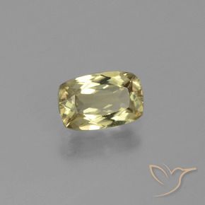 Diaspro cangiante Giallo molto chiaro naturale da 1.25 ct, Cuscino, VVS-VS