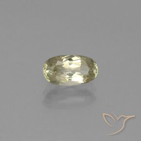 Diaspro cangiante Giallo chiaro naturale da 1.04 ct, Ovale, VVS-VS