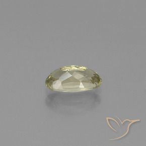 Diaspro cangiante Giallo chiaro naturale da 1.04 ct, Ovale, VVS-VS