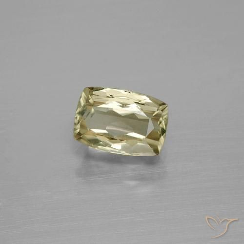 Diasporo cangiante naturale giallo da 1,20 ct, taglio a cuscino, VVS-VS